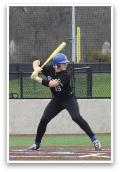 A baseball player is swinging a bat at a ball. AI generated content