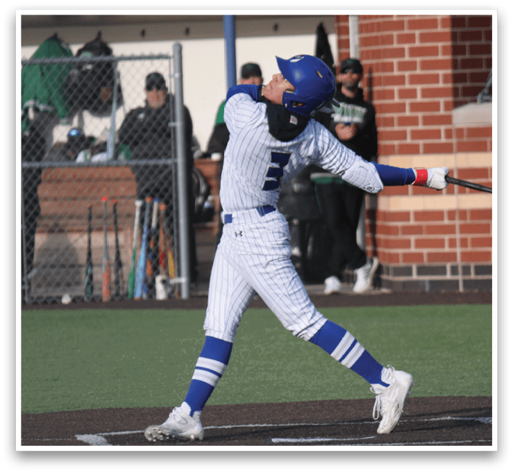 A baseball player is running towards home plate, wearing a blue helmet and white uniform. AI generated content