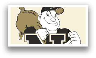 A cartoon man wearing a black hat and holding a bag. AI generated content