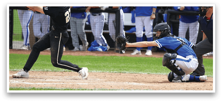 A baseball player is swinging a bat at a ball, while a catcher and an umpire watch. AI generated content
