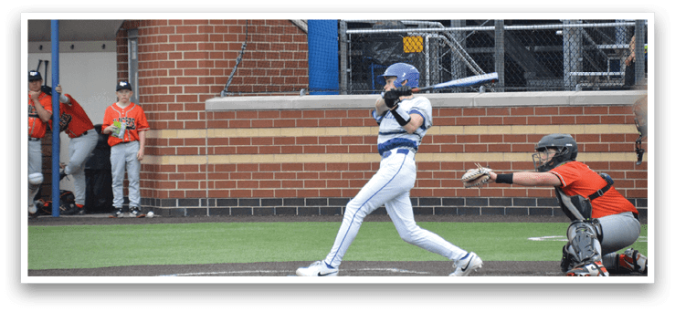 A baseball player is swinging a bat, while a catcher and an umpire watch. AI generated content