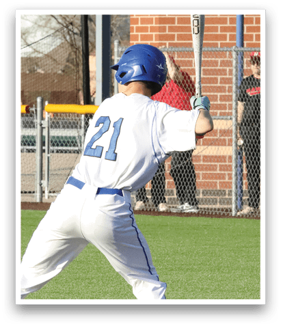 A baseball player is swinging a bat on a field, with a group of people watching from behind a fence. AI generated content