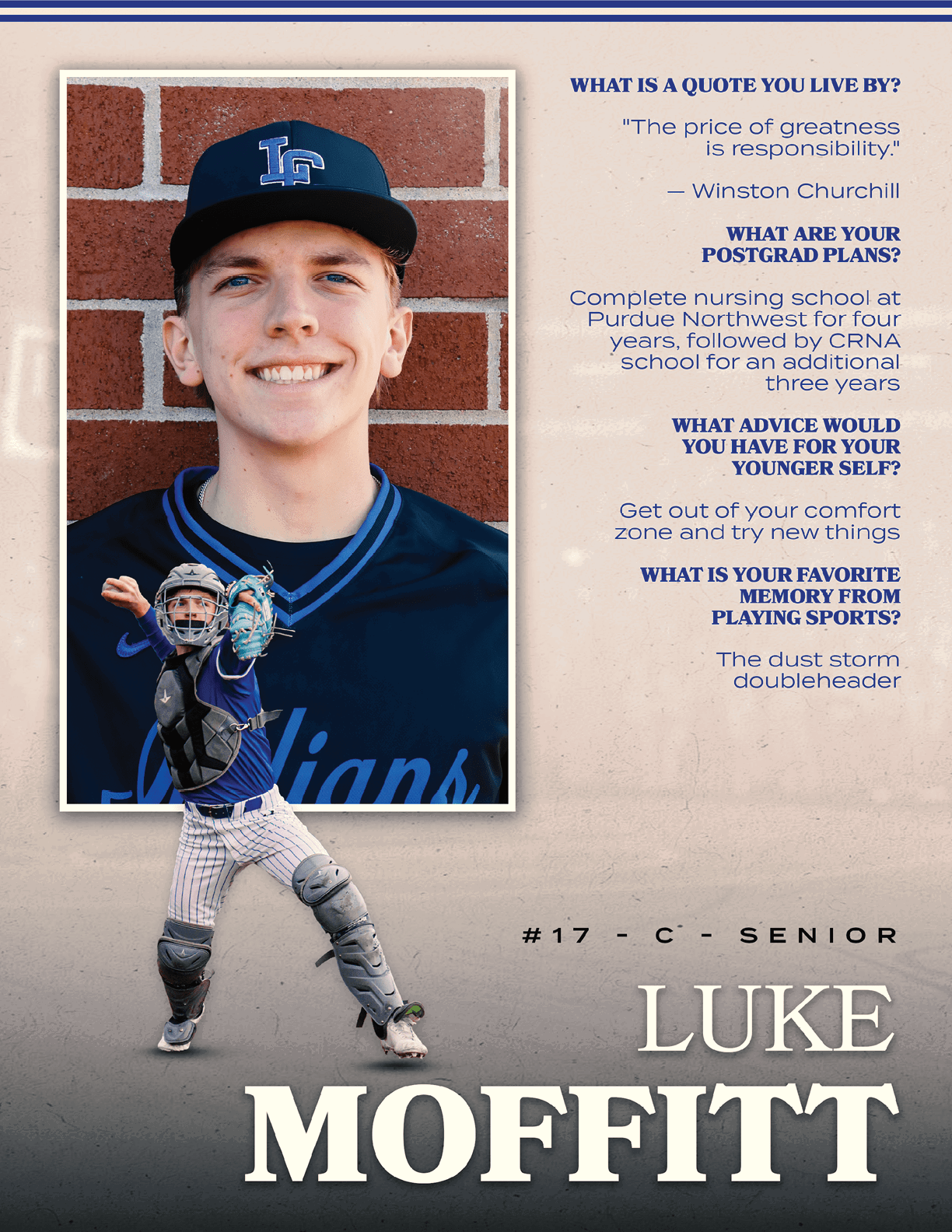 A young man wearing a baseball uniform is smiling for a picture. AI generated content