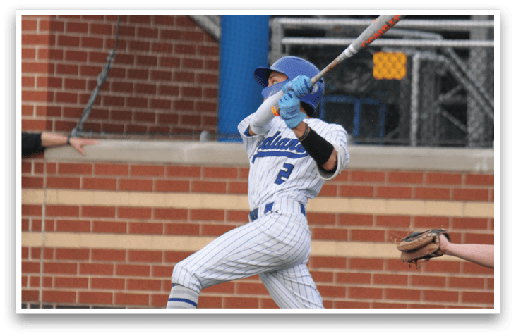 A baseball player is swinging his bat, attempting to hit the ball. AI generated content