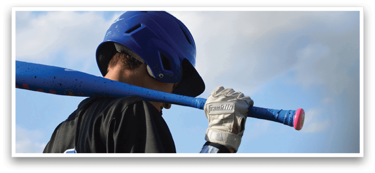 A baseball player holding a bat, wearing a helmet and a black shirt. AI generated content