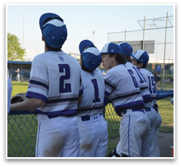 A group of young men wearing baseball uniforms are sitting on a bench. AI generated content