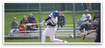 A baseball player is swinging a bat at a ball, with a crowd of people watching from the sidelines. AI generated content