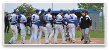 A group of baseball players huddled together on the field. AI generated content