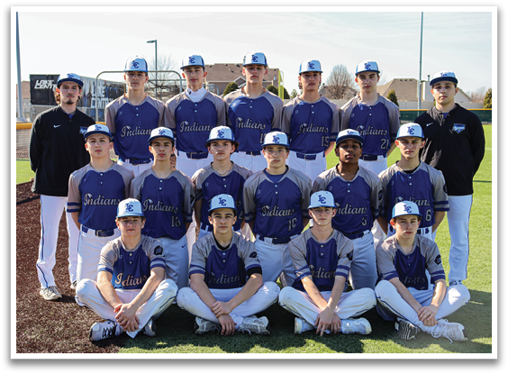 Baseball team posing for a picture. AI generated content