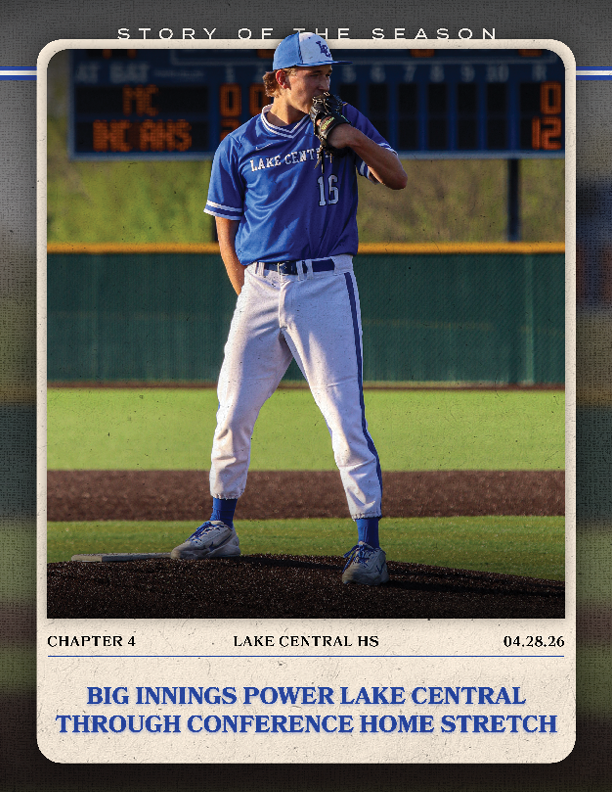 A baseball player in a blue uniform stands on the pitcher's mound, holding a baseball glove. AI generated content