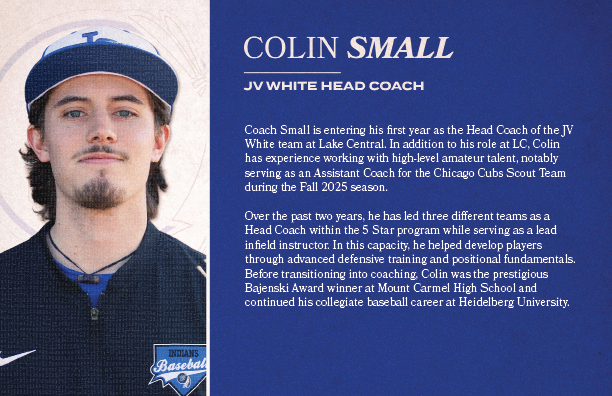 Coach Small is entering his first year as the Head Coach of the JV White team at Lake Central. In addition to his rol...