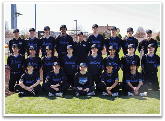 Baseball team posing for a photo. AI generated content