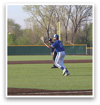 Two baseball players are running on a field. One player is holding a baseball bat and the other player is wearing a baseball glove. AI generated content