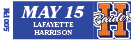 5:00 PM,MAy 15 lafayette harriso