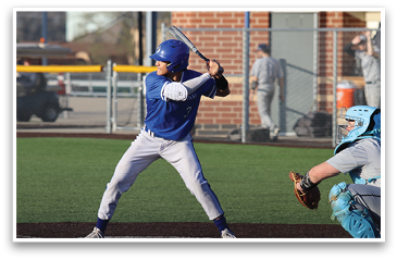 A baseball player is swinging a bat, while a catcher is ready to catch the ball. AI generated content