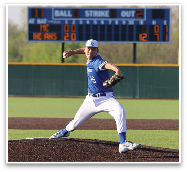 A baseball player in a blue uniform is in the process of throwing a ball. AI generated content