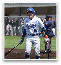 A baseball player holding a bat and wearing a blue helmet. AI generated content
