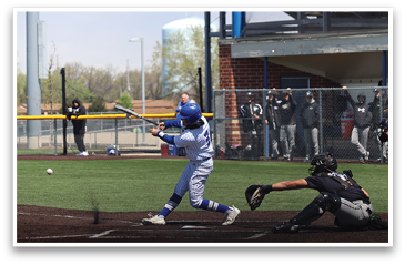 A baseball player is swinging a bat at a ball, while a catcher is ready to catch it. AI generated content