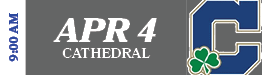 9:00 AM,apr 4 cathedra