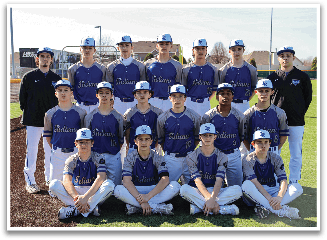 Baseball team posing for a picture. AI generated content