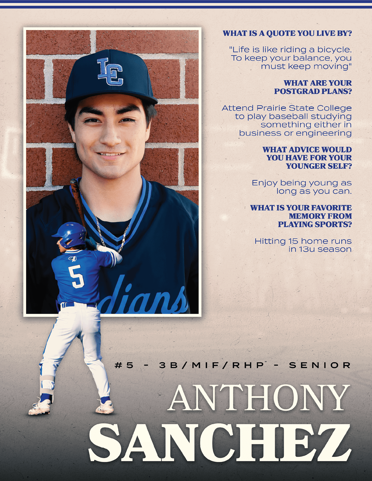 A baseball player named Anthony Sanchez. Description generated by AI