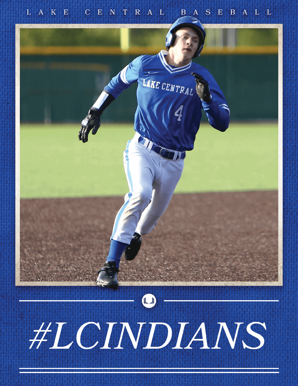 A baseball player running on the field. Description generated by AI