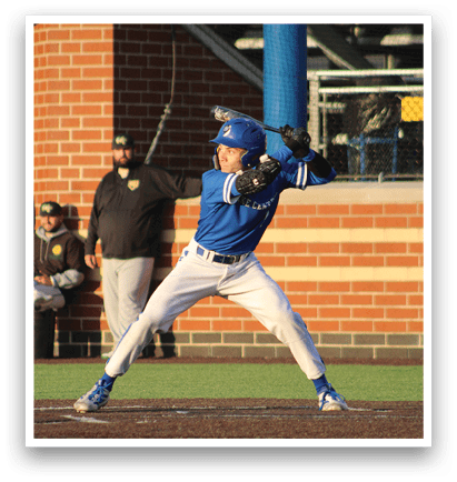A baseball player in a blue uniform is throwing a ball. Description generated by AI
