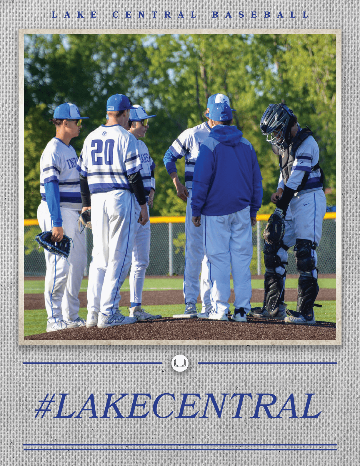 Baseball players on a field. Description generated by AI