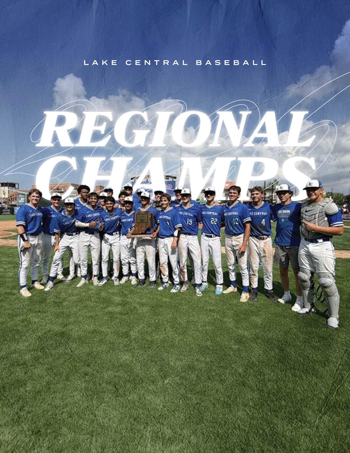 Baseball team posing for a picture. Description generated by AI