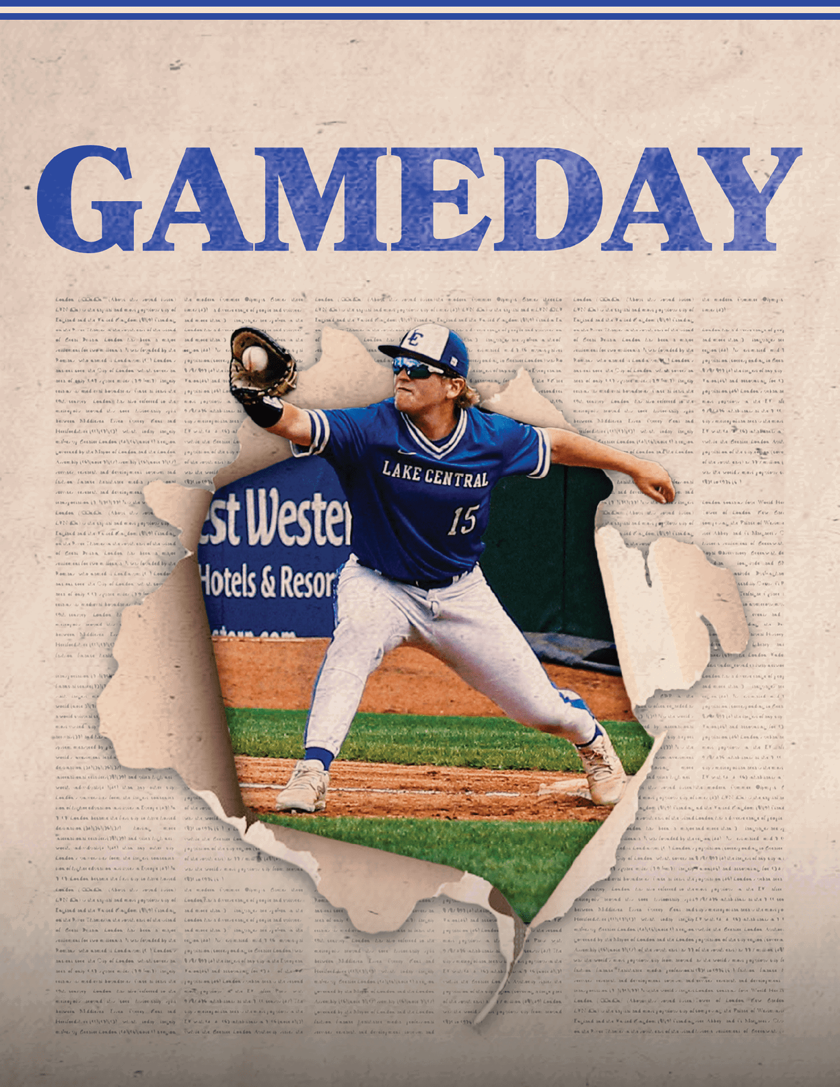 A baseball player in a blue uniform is throwing a ball. Description generated by AI