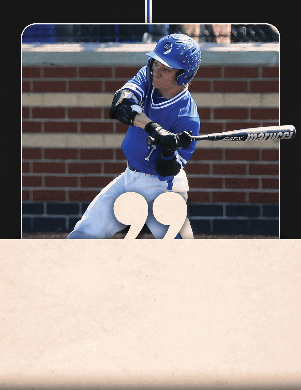 A baseball player is swinging a bat. Description generated by AI