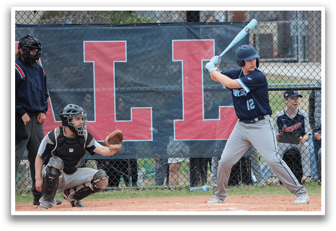 A baseball player is swinging a bat on a field, with a catcher and an umpire behind him. AI generated content