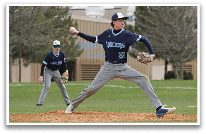 Two baseball players on a field, one is pitching a ball. AI generated content
