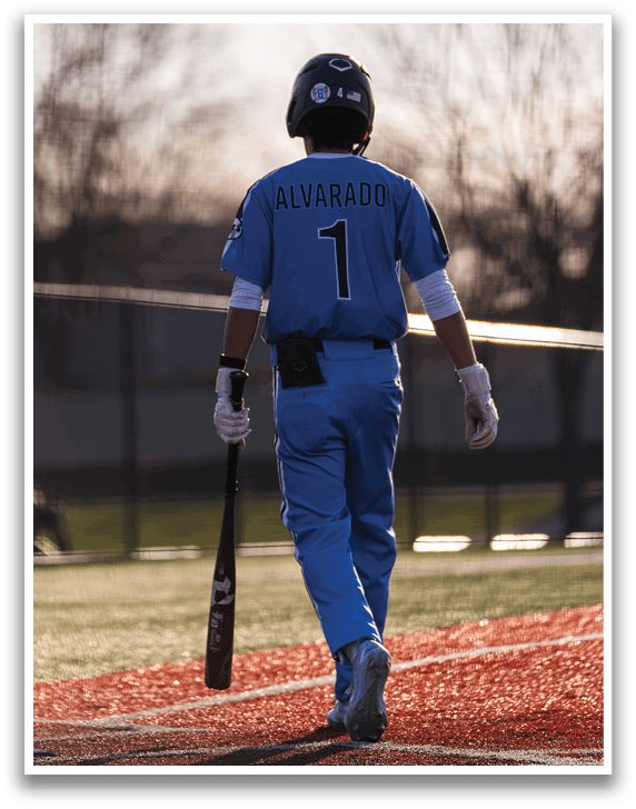 A baseball player stands at home plate, holding a bat and waiting for the pitch. AI generated content