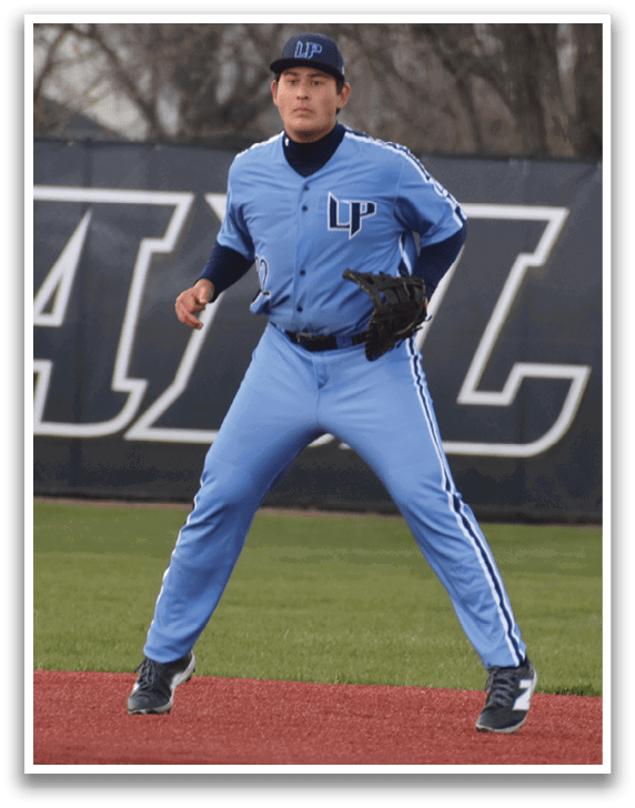 A baseball player in a blue uniform is running on the field. AI generated content