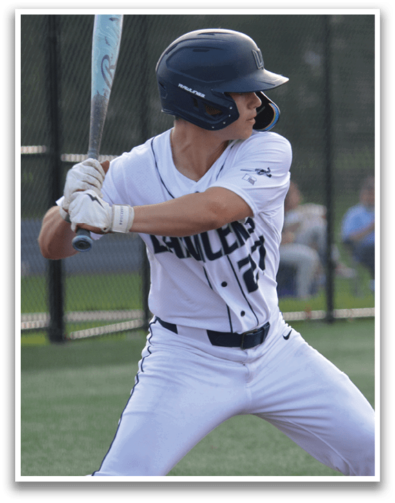 A baseball player in a white uniform is swinging a bat, preparing to hit a ball. AI generated content