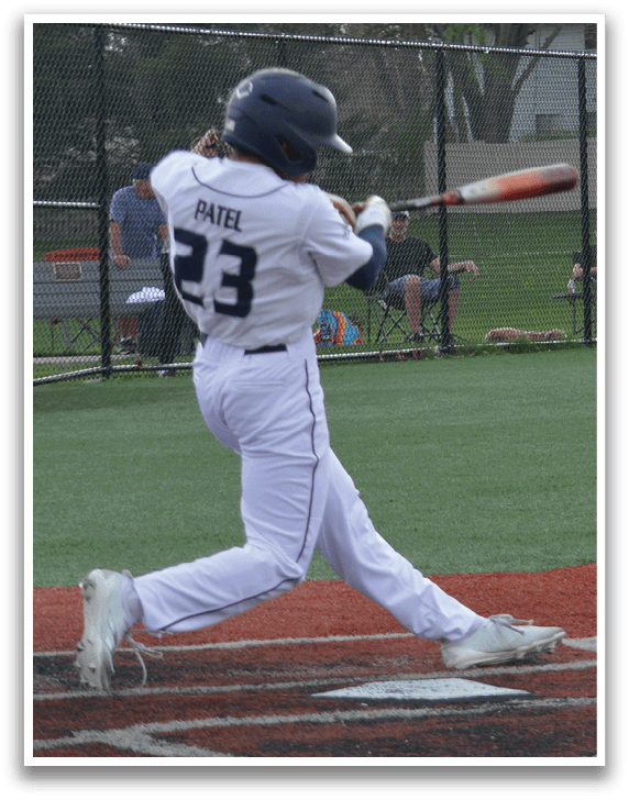 A baseball player is swinging a bat at a ball, while a catcher and an umpire watch. AI generated content