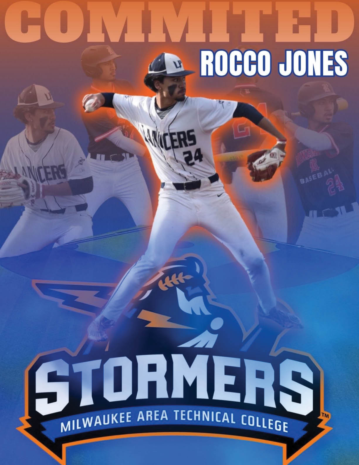 A baseball player in a white uniform with the number 24 on the back. AI generated content