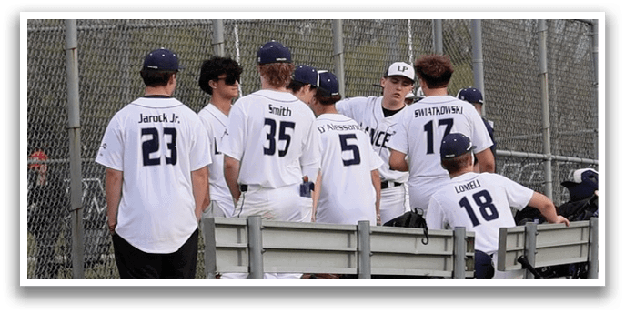 A group of baseball players are sitting on a bench, some of them wearing baseball gloves. AI generated content