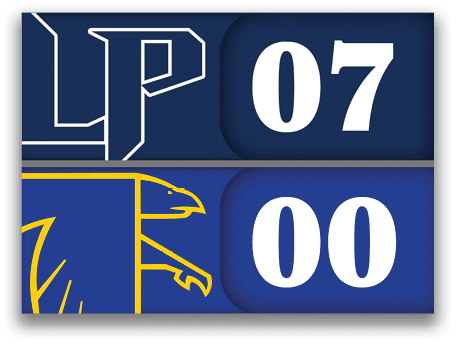 A blue and yellow logo with the number 070 on it. AI generated content