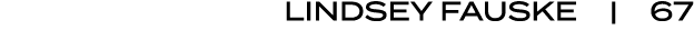 LINDSEY FAUSKE | 67