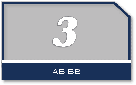 3,AB B