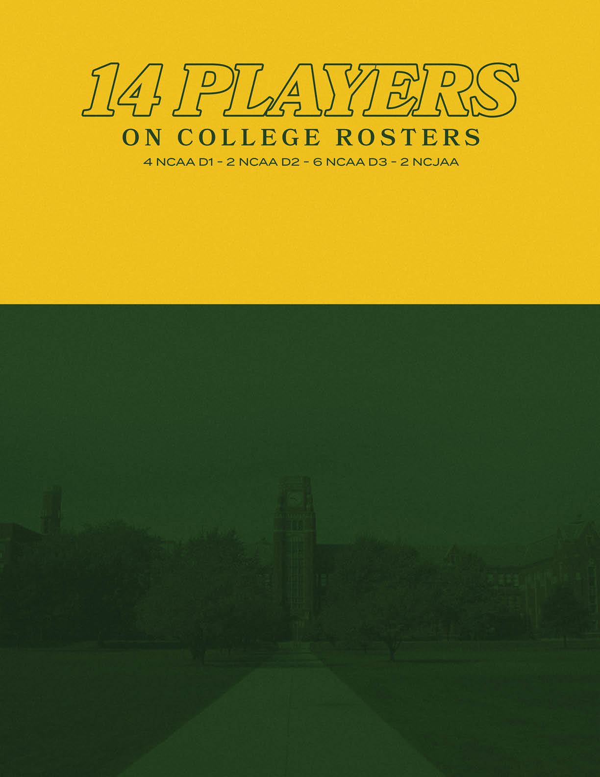 A book about college rosters. AI generated content