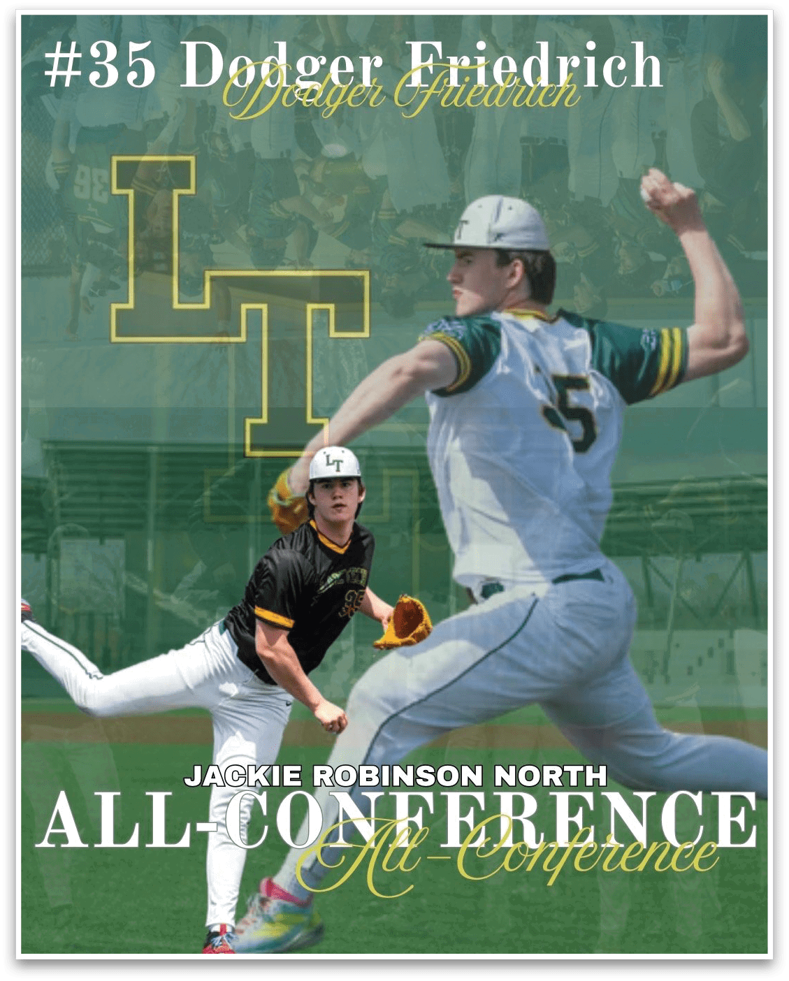 A baseball player in a black and yellow jersey is throwing a ball. Description generated by AI