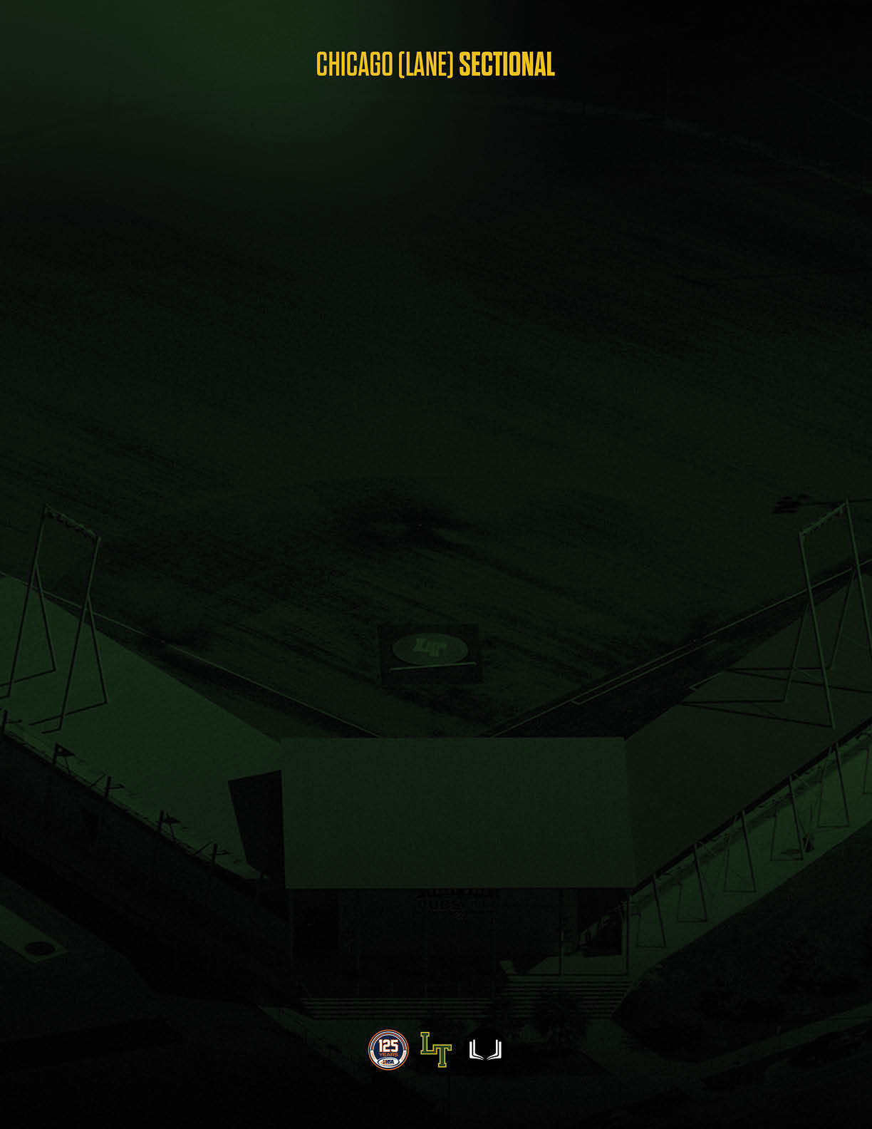 A baseball field with a green background. Description generated by AI