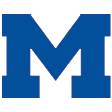 A blue and white M logo. Description generated by AI