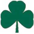 A green four-leaf clover. Description generated by AI