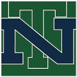A logo for the University of Notre Dame. Description generated by AI