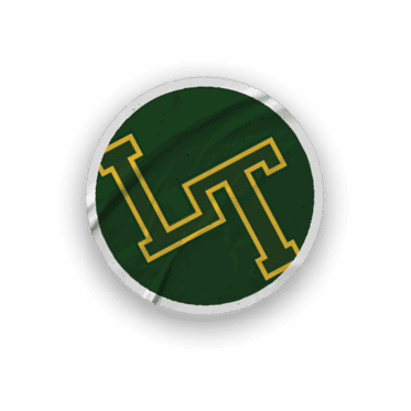 A collection of stickers and magnets featuring the letters LT and a baseball glove. AI generated content
