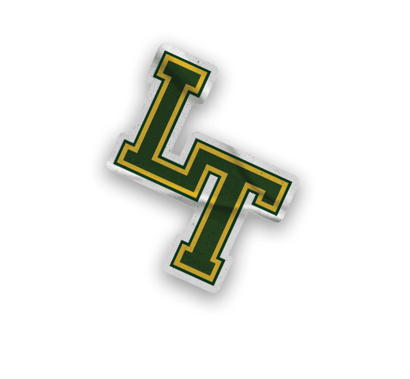 A collection of stickers with the letters LT on them. AI generated content